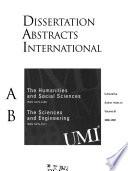 Dissertation Abstracts International