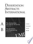 Dissertation Abstracts International