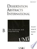 Dissertation Abstracts International