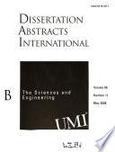 Dissertation Abstracts International