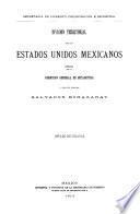 División territorial de los Estados Unidos Mexicanos formada por la Dirección General de Estadística a cargo del Ingeniero Salvador Echagaray. Estado de Chiapas