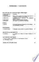 Dix siècles de linguistique sémitique