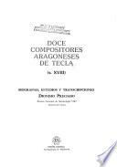 Doce compositores aragoneses de tecla, s. XVIII