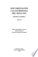 Documentación calagurritana del siglo XIV