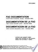 Documentación de la FAO.