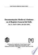 Documentación medieval abulense en el Registro General del Sello: 18-IV-1494 a 20-XII-1494