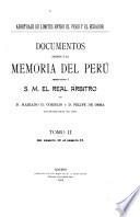 Documentos anexos á la Memoria del Perú