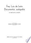 Documentos autógrafos