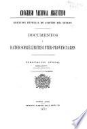Documentos & datos sobre limetes interprovinciales