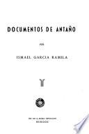 Documentos de antaño