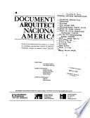 Documentos de arquitectura nacional y americana