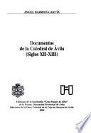 Documentos de la Catedral de Ávila (Siglos XII-XIII)