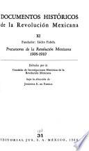 Documentos históricos de la Revolución Mexicana