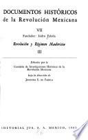 Documentos históricos de la Revolución Mexicana: Revolución y régimen constitucionalista, 2. La intervenciʹon norteamericana en Veracruz (1914), 4. El plan de Guadalupe, 6,7,8,9. Revoluciʹon y rʹegimen Maderista, 10. Actividades polʹiticas y revolucionarias de los hermanos Flores Magʹon, 11. Precursores de la revoluciʹon Mexicana 1906-1910, 12,& 13.Expediciʹon punitiva, 14,15,16,17,& 18. Revoluciʹcion y regimen constitucionalista, 19. Testimonios sobre los asesinatos de Don Venustiano y Jesus Carranza, 20.(parts I & II), Las relaciones internacionales en la revoluciʹon y rʹegimen constitucionalista y la cuestiʹon petrolera 1913-1919, 21. Emiliano Zapata el plan de Ayala y su politica agraria, 25,26,& 27. La convencion debates de las sesiones de la soberana convencion revolucionaria 1914-1916