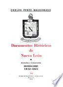 Documentos históricos de Nuevo León: ser. 1812-1821