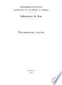 Documentos para la historia del arte en Andalucía ...: Documentos varios