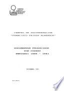 Documentos producidos por CODEHU, período 1985-1991
