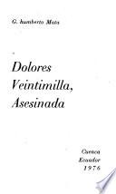 Dolores Veintimilla, asesinada