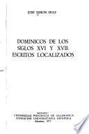 Dominicos de los siglos XVI y XVII