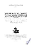 Don Antonio de Córdoba y la primera expedición científica española reconocedora del Estrecho de Magallanes, 1785-1789
