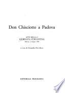 Don Chisciotte a Padova