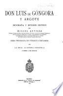 Don Luis de Góngora y Argote