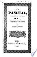 Don Pascual: drama bufo ... de M. A. [i.e. Michele Accursi, pseudonym of Giovanni Ruffini], etc. Ital. & Span