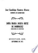 Doña María Josefa Ortiz de Domínguez