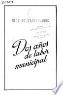 Dos años de labor municipal