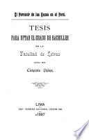 Dos tesis