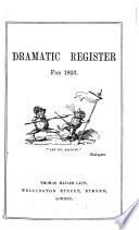 Dramatic Register for 1853