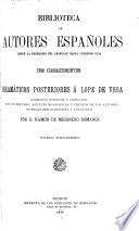 Dramaticos posteriores a Lope de Vega