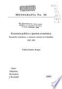 Economía política y apertura económica