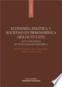 Economía, Política y Sociedad en Iberoamérica (siglos XVI-XIX)