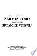 Edición homenaje a la memoria de Fermín Toro