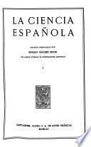 Edición nacional de las obras completas de Menéndez Pelayo: La ciencia española