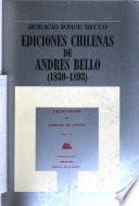 Ediciones chilenas de Andrés Bello (1830-1893)