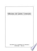 Ediciones del quinto centenario: España y América Latina en el siglo XX