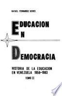 Educación en democracia