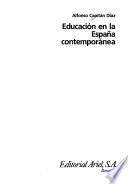 Educación en la España contemporánea