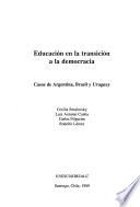 Educación en la transición a la democracia