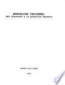 Educación indígena