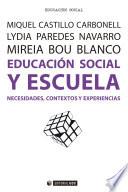 Educación social y escuela