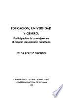Educación, universidad y género