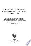 Educación y desarrollo humano en América Latina y el Caribe
