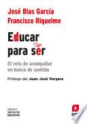 Educar para ser (eBook-ePub)