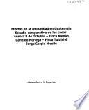 Efectos de la impunidad en Guatemala