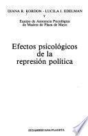 Efectos psicológicos de la represión política