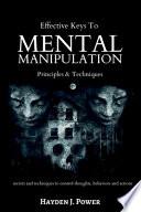 Effective Keys to MENTAL MANIPULATION