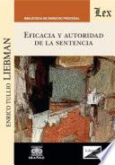 Eficacia y autoridad de la sentencia